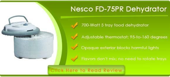 Nesco FD-75PR 700-Watt Food Dehydrator